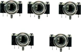 Ovicart 3.5mm Female Stereo Audio Socket Headphone Jack Connector – Pack of 5 Electronic Components Electronic Hobby Kit