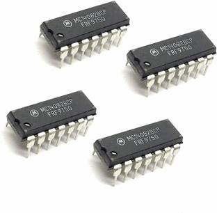 INVENTO 4Pcs CD4082BE MC14082BCP 4082 IC Logic Gate IC AND Gate, CD4082, 4 Input, 6.8 mA Automotive Electronic Hobby Kit
