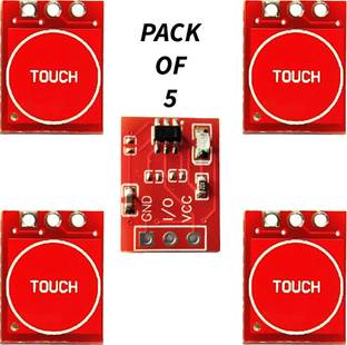 Electronics Crafts TTP223 (5 PCS) Touch Key Switch Modules - Capacitive Touching Button 2.5-5.5V Electronic Components Electronic Hobby Kit