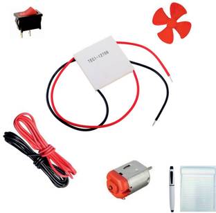 ONTEX ELECTRONICS TEC1-12706 12V 92W Thermoelectric Peltier Cooler Module with Fan, Motor|Free Pen Electronic Components Electronic Hobby Kit