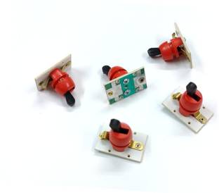 ERHIndia (5 Pcs) LED Flast Light On Off Switch for Repair/Replacement 2 Position Switch Power Supply Electronic Hobby Kit