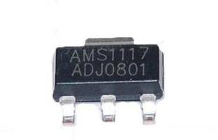 Tayal 10pcs AMS1117- ADJ AMS1117 LM1117 1A SOT-223 Voltage Regulator Electronic Components Electronic Hobby Kit