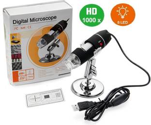 BALRAMA 1000X 8 LED USB Digital Microscope Endoscope Biological Magnifier Zoom Camera Hybrid Dermatoscope