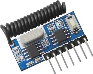 Robo Ocean RX480E Qiachip [Pack of 1] 433MHz 4-Channel RF Receiver Learning Encoding 1527 Electronic Components Electronic Hobby Kit