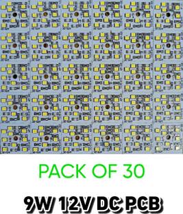 AP Source 9W 12 Volt DC MCPCB Led Light PCB Super Bright Set of 30 Light Electronic Hobby Kit
