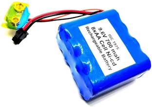 INVENTO 9V - 9.6V 700mAh Polymer Ni-Cd Rechargeable Battery 8 AA Cell Battery Pack Automotive Electronic Hobby Kit