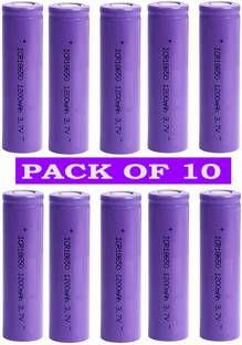 SG Flash 10 PCS 18650 Li-ion Rechargeable 1200mAh Lithium 3.7V Alternative Energy Electronic Hobby Kit