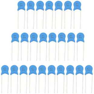 ELPH 5mm Radial Blue CERAMIC DISC CAPACITOR 471pF 0.00047uF 0.47nF 470pF 1KV pcs 25 Electronic Components Electronic Hobby Kit