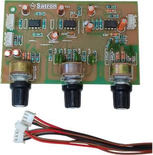 आरएस सैट्रॉन Volume Bass and Treble Equalizer Board इलेक्ट्रॉनिक कॉम्पोनेन्ट इलेक्ट्रॉनिक हॉबी किट