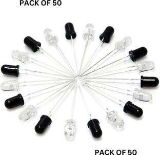 MAG BEE IR LED | Infrared LED | Infrared Sensor Pack of 50 Electronic Components Electronic Hobby Kit