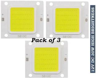 SG Flash ( Pack of 3) 12V DC COB HIGH BRIGHTNESS COB ELECTRONIC COMPONENT Electronic Components Electronic Hobby Kit