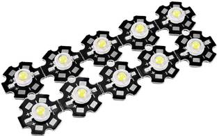 SYMFONIA 3 Watt Cool White SMD LED Diode Bulb Lamp with Heatsink (10 pcs) Light Light Electronic Hobby Kit