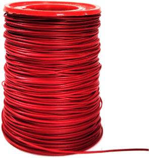 Wetrix (90 Meters) 7 Threads 42 Guage / 0.0025 AWG PVC Coated Jumper Wire Red Electronic Components Electronic Hobby Kit