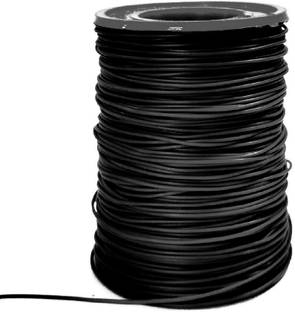 Wetrix (90 Meters) 7 Threads 42 Guage / 0.0025 AWG PVC Coated Black Jumper Wire Electronic Components Electronic Hobby Kit