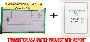 ONTEX ELECTRONICS TRANSISTOR AS A SWITCH PHYSICS INVESTIGATORY PROJECT & MODEL Educational Electronic Hobby Kit