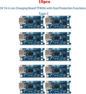Robo Ocean Lithium Battery Charging Module(TP4056) 1A Li-Ion With Current Protection Type C Electronic Components Electronic Hobby Kit