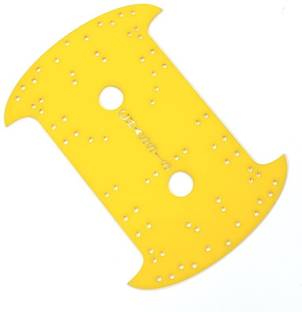 ERHIndia 1 Pc Pvc Acrylic Robotic Chassis Educational Projects Automotive Electronic Hobby Kit