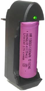CONSONANTIAM Lithium Ion 3.7V 1200mAH Rechargeable Cell with Charger(1 Cell + 1 Slot Charger)  Camera Battery Charger