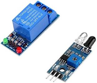 MIFRA ELECTRONICS Combo IR promixity sensor 5v one channel relay module with isolation Electronic Components Electronic Hobby Kit
