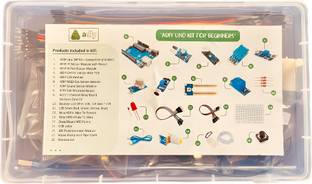 R&D Uno Starter Kit for Compatible with UNO SMD IDE Projects Breadboad, Beginner Kit Electronic Components Electronic Hobby Kit