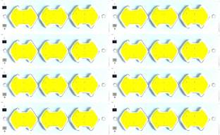 Wizzo (8 Pieces) DC 4 Volt 1 Watt Bright SMD LED Chips ARROW Shape {Cool White} Light Electronic Hobby Kit