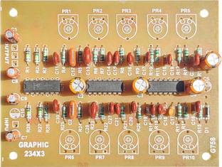 SYMFONIA Bass Treble Control Passive Equalizer Board With Triple LM324 IC Electronic Components Electronic Hobby Kit