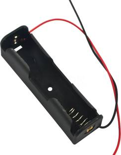 SYMFONIA 1 Piece 18650 Single Battery holder with Wire Leads for lithium Battery Electronic Components Electronic Hobby Kit