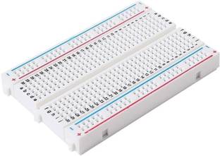 ERHIndia 1 Pc Medium Size Bread board 400 Tie Points Solderless Medium Bread Board Electronic Components Electronic Hobby Kit