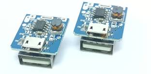 Electronics Crafts Power Bank 5V 2A Charger Circuit Module With Micro USB and USB 2.0 pack of 2 Electronic Components Electronic Hobby Kit