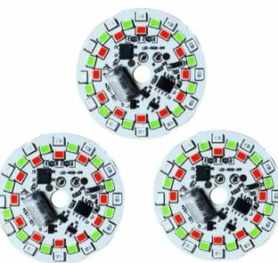 BESTLIGHT (3 Pics) 220V AC Direct On Board MCPCB RGB DOB 7 Color Changing LED Bulb Light Electronic Hobby Kit