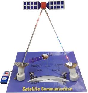 MELODY's Satellite Communication - Science Project Exhibition Model with Running Educational Electronic Hobby Kit