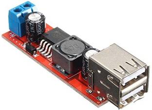 Flyrobo 3A Dual USB 6V-40V To 5V Step Down DC Charger Converter Module Electronic Components Electronic Hobby Kit