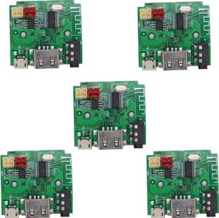 UK BH Brothers (Pack of 5) TG113 Amplifier Board 5V Bluetooth FM USB AUX Card HI-FI Module Electronic Components Electronic Hobby Kit