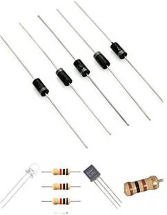 गरीबस्टोर BC547 Transistor Combo Pack, 1K and 100 Ohm Resistor, 5mm Red, Green LED इलेक्ट्रॉनिक कॉम्पोनेन्ट इलेक्ट्रॉनिक हॉबी किट