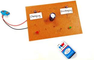 ERHIndia Charging and Discharging of Capacitor Physics Working Model Electronic Components Electronic Hobby Kit