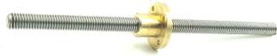 INVENTO 1Pcs 100mm SS304 Threaded Rod M10 10mm OD+M10 nut 1.5mm Pitch 10mm Automotive Electronic Hobby Kit
