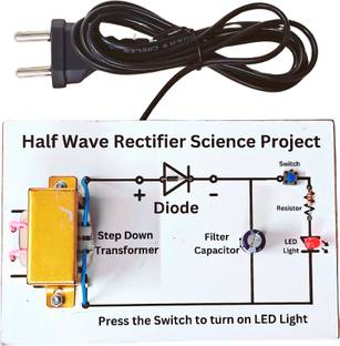 ERHIndia Half and Full Wave Rectifier Project Circuit Class 12th Working Model Kit