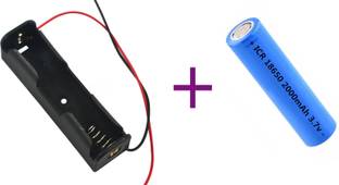 SYMFONIA 1 Cell 3.7V 18650 Battery Holder with 1 piece 3.7V 18650 Rechargeable Battery Electronic Components Electronic Hobby Kit