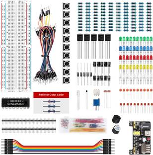 Verilux Electronics Component Fun Kit 830 Breadboard Resistor Electronic Components Electronic Hobby Kit