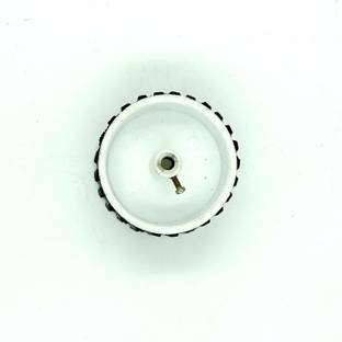 INVENTO 1pcs 70mm x 40mm Plastic Robotic Wheel Durable Rubber Tire Wheel 6mm Hole Automotive Electronic Hobby Kit