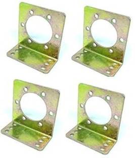 SP Electron DC Geared Motor Clamp L Shaped Motor Mount Mounting Bracket (Pack of 4) Electronic Components Electronic Hobby Kit