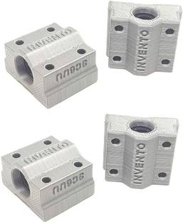 INVENTO 4pcs SC6UU 6mm Linear Motion block bearing, LM6UU bearing in 3D print Block Automotive Electronic Hobby Kit