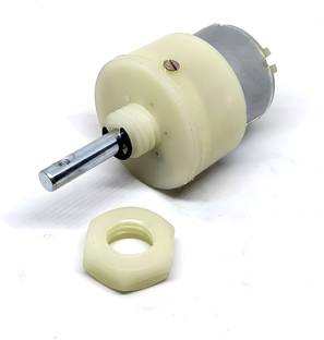 R&D 300RPM 12V DC Metal Geared Motor for robotic projects (Pack of 1) Electronic Components Electronic Hobby Kit