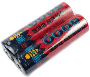 CKE Power Bee 18650 3.7V 5000mAh Lithium-Ion Battery Pair (2 PCS) with Button Top Electronic Components Electronic Hobby Kit