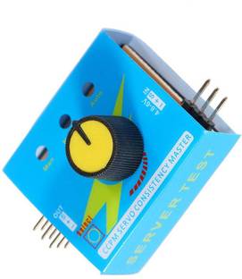 इन्वेंतो Steering Gear Tester CCPM 3-Mode ESC Servo Motor for RC Helicopters Adjustment ऑटोमोटिव इलेक्ट्रॉनिक हॉबी किट