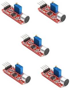 SG Flash PACK OF 5 Sound Sensor Module for boards compatible with Arduino Electronic Components Electronic Hobby Kit
