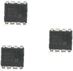 uneeds 555 timer Ic pack of 3 Electronic Components Electronic Hobby Kit