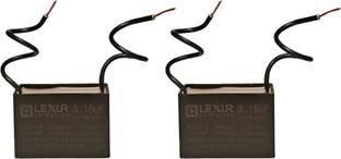 Lexur Capacitor 3.15 MFD SQARE CAPACITOR (2 PIC) Electronic Components Electronic Hobby Kit
