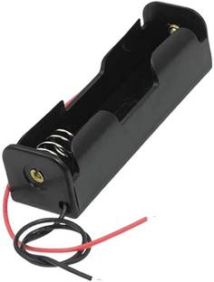 I-Birds Enterprises 3.7V Battery Case Holder for 18650 Single Holder (Cell Case) with Wire Leads Electronic Components Electronic Hobby Kit