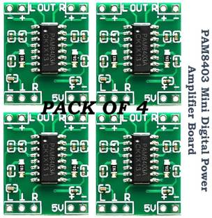 geeta enterprises PAM8403S DC 5V Class D Mini Digital Amplifier Board Module (Pack of 4) Micro Controller Board Electronic Components Electronic Hobby Kit